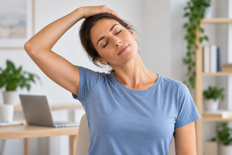 Contractura de cuello: ejercicios para aliviar el dolor